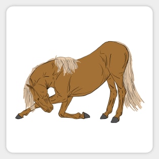 Horse reverence Sticker